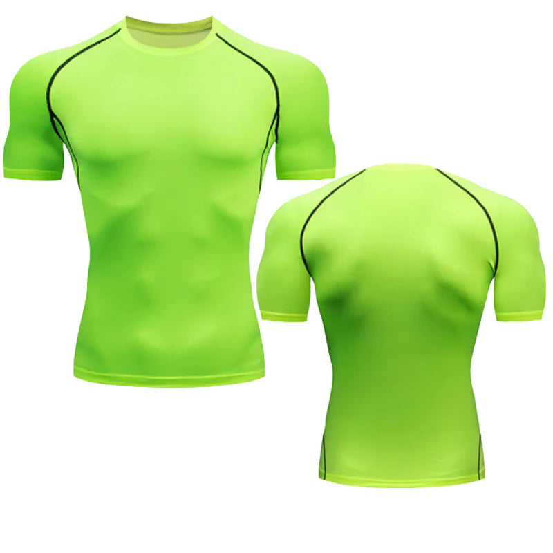 Sharp Focus Men's Running Compression Shirt