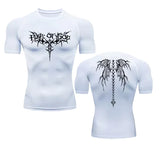 Sharp Focus Anime Print Gym Sport Quick Dry Gym TShirts