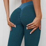 Sharp Focus Leggings Fitness Yoga Pants Women's Seamless High Waist Breathable Gym Leggings