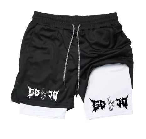 Sharp Focus 2 in 1 Running Shorts for Men Gym