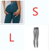 Sharp Focus Leggings Fitness Yoga Pants Women's Seamless High Waist Breathable Gym Leggings
