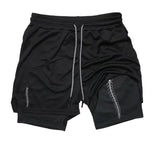 Sharp Focus 2 in 1 Running Shorts for Men Gym