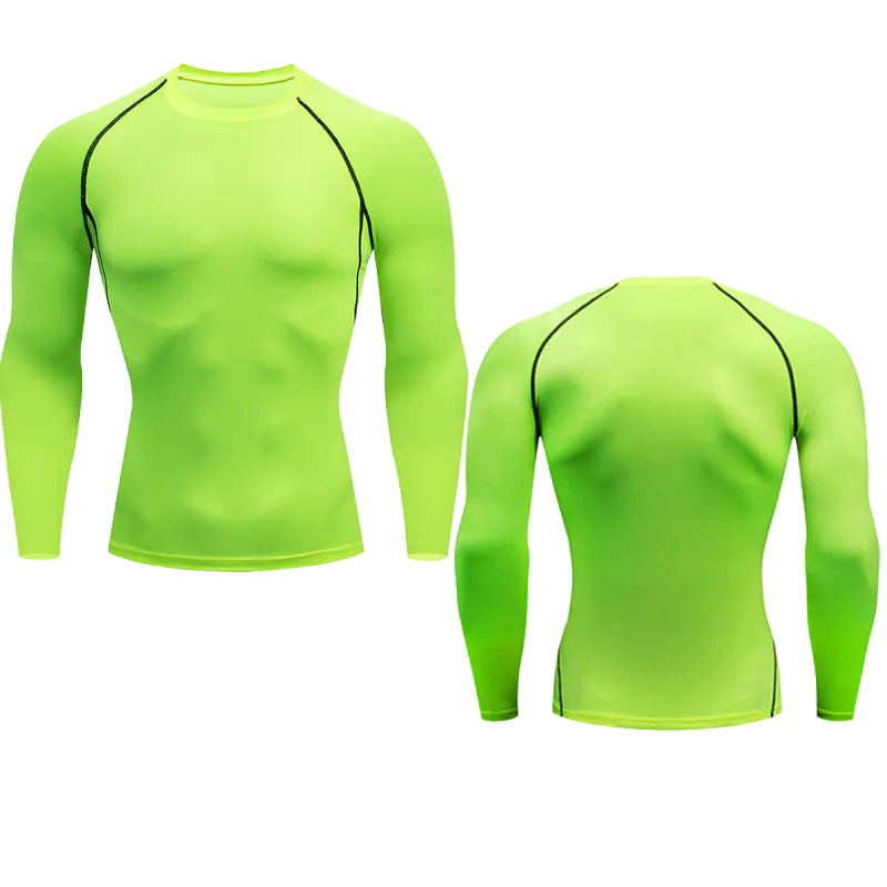 Sharp Focus Men's Running Compression Shirt