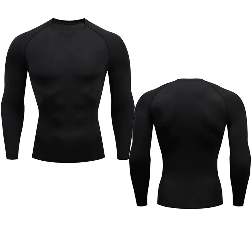 Sharp Focus Men's Running Compression Shirt