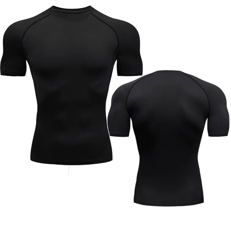 Sharp Focus Men's Running Compression Shirt