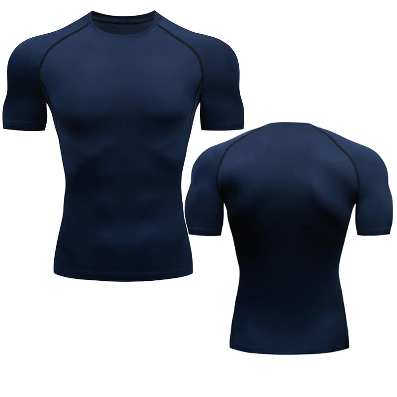 Sharp Focus Men's Running Compression Shirt
