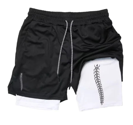 Sharp Focus 2 in 1 Running Shorts for Men Gym